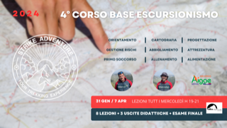 31 Gennaio 2024 – CBE (4° Corso Base di Escursionismo) si terrà da Mercoledì 31