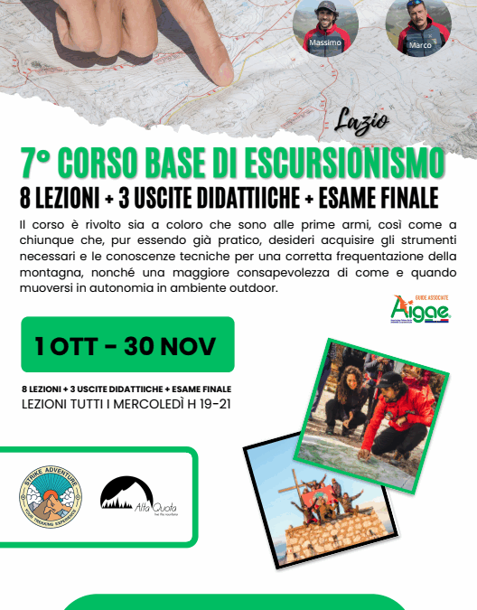Corso Base di Escursionismo Lazio