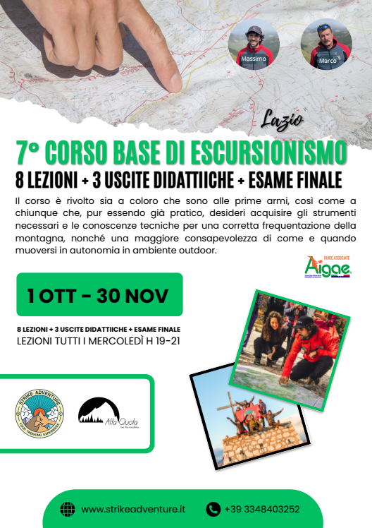 Corso Base di Escursionismo Lazio